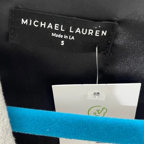 Michael Lauren Quilted Green and Gray Jacket - Picture 6 of 8